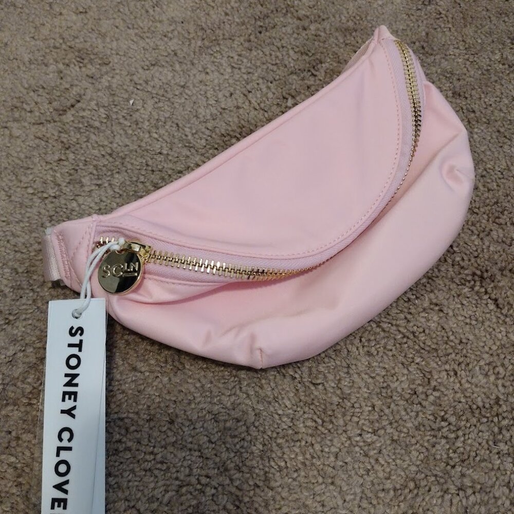 Stoney Clover Lane classic fanny pack in flamingo pink